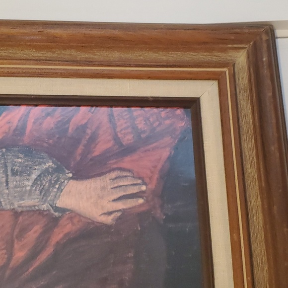 Framed fine art print, The Fairy Tale by Walter Firle 29.75" wide by 23.75" tall - Picture 7 of 7